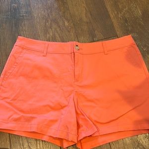New Liz Claiborne chino shorts sz 14 peach